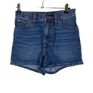 Levi's Dark Blue Denim Shorts